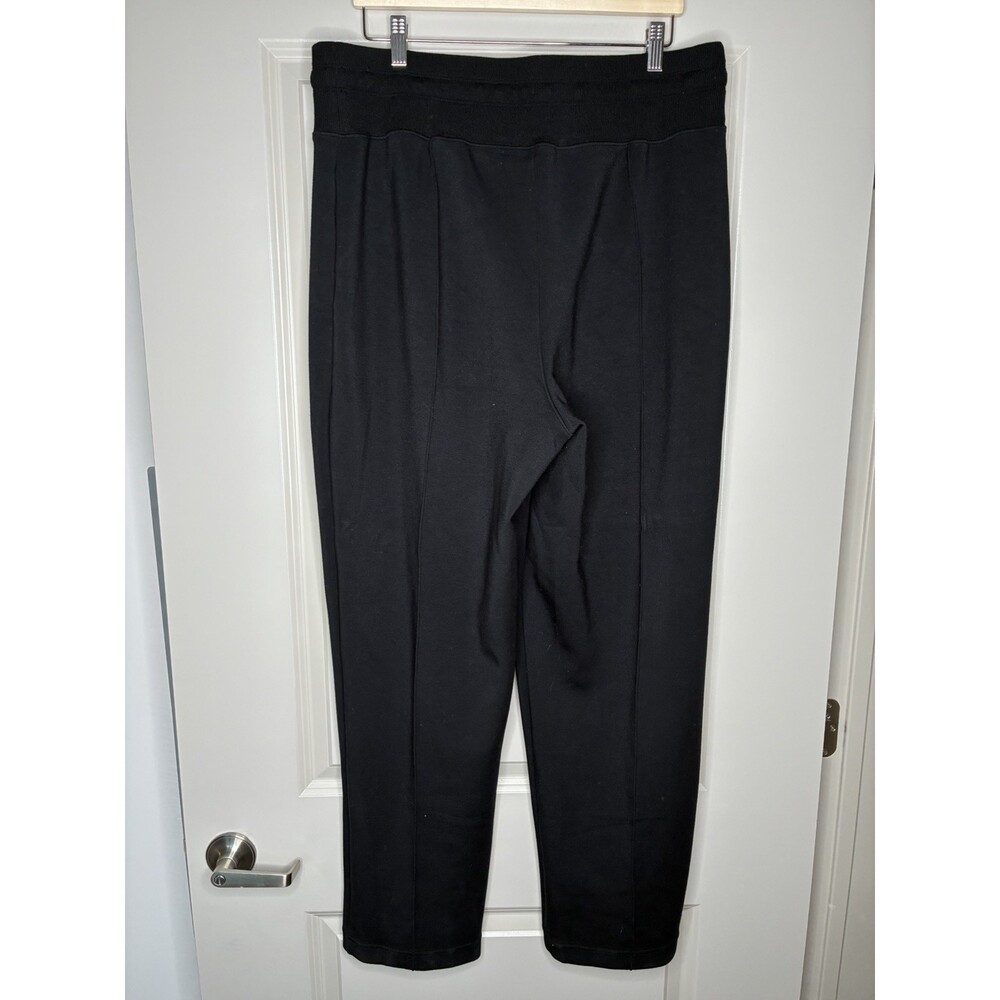 Spanx AirEssentials Luxe Tapered Pants in Black Size 1X Sweatpants Comfy Stretch - Picture 4 of 8